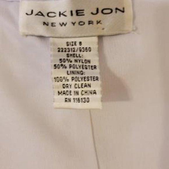 Gorgeous JACKIE JON NEW YORK Elegant Ruffled Blouse, size 8 - Picture 6 of 6